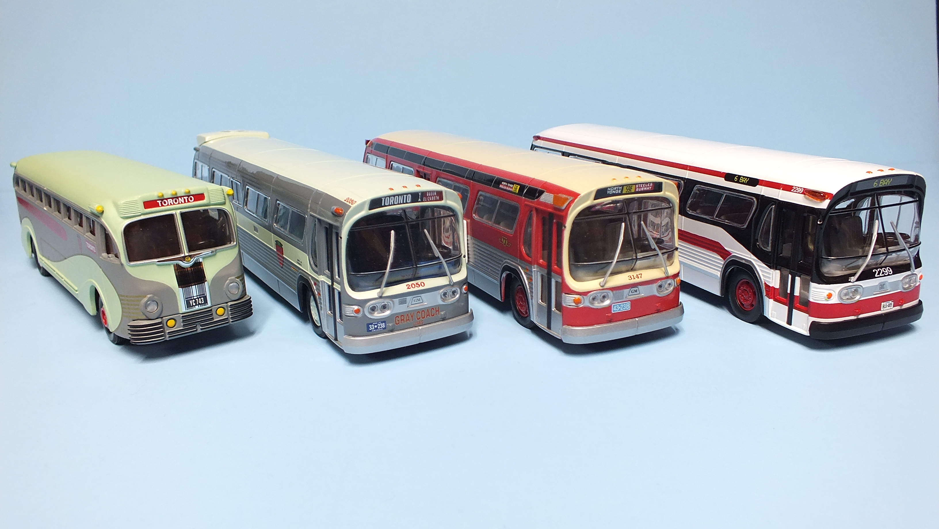 Toronto Corgi Buses