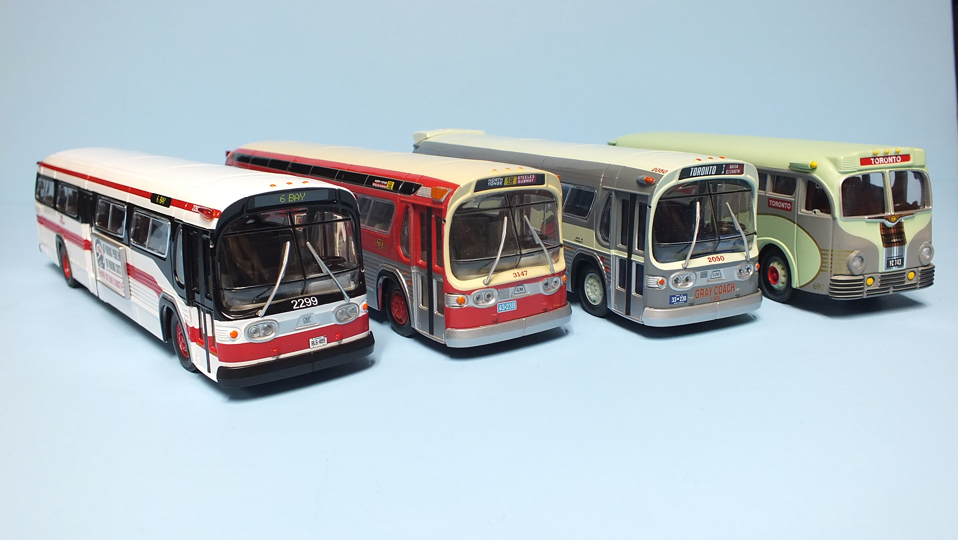 Toronto Corgi Buses